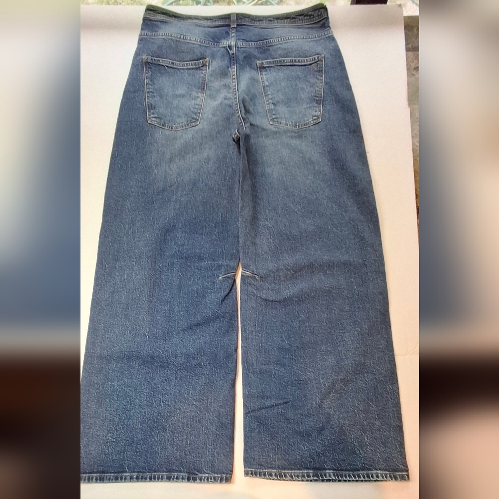 Anthropologie Wide-leg Denim - Picture 2 of 12
